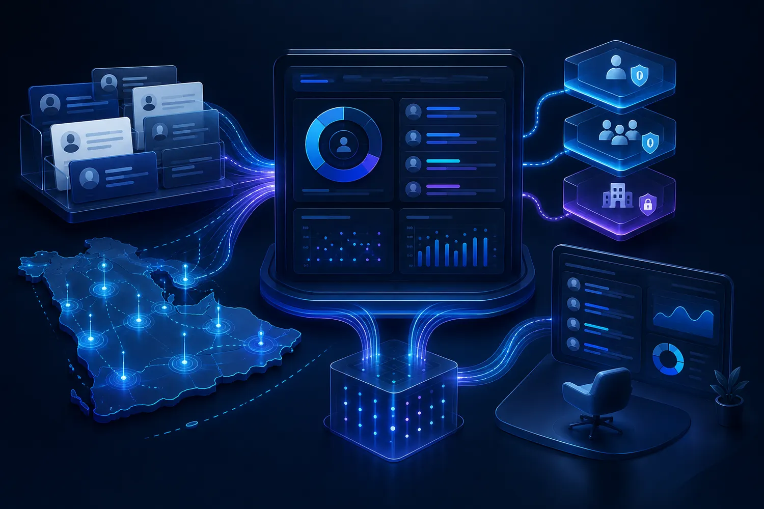Private GCC prospect intelligence organized by market, quality and controlled access